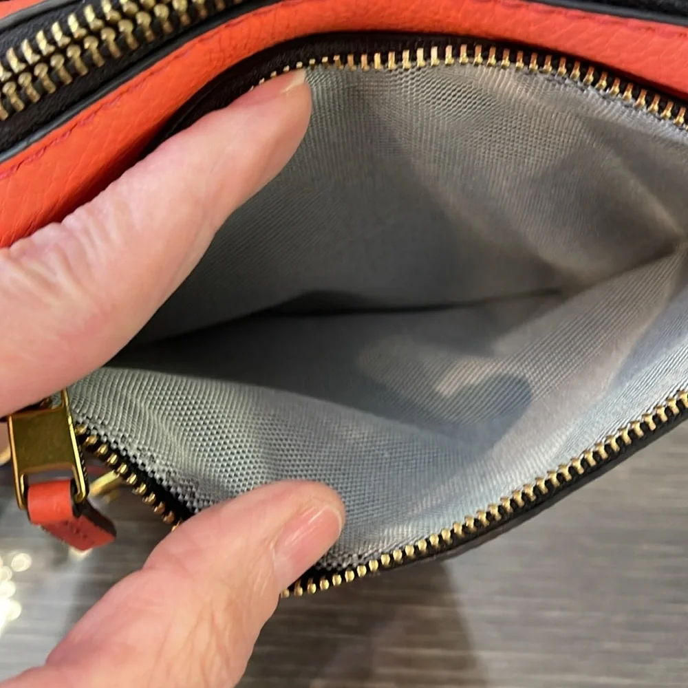 Fossil Women's Campbell Crossbody Bag Lava - Coral - Picture 13 of 17